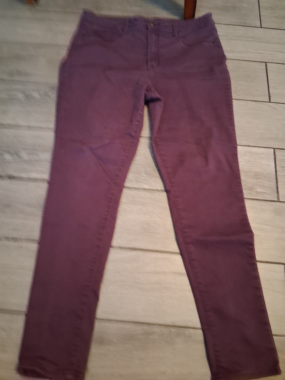 Time and Tru Plum Skinny Jeans